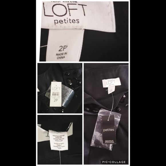 NWT Ann Taylor Little Black Dress Sleeveless Sz 2 - Picture 14 of 14